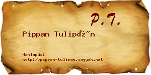 Pippan Tulipán névjegykártya